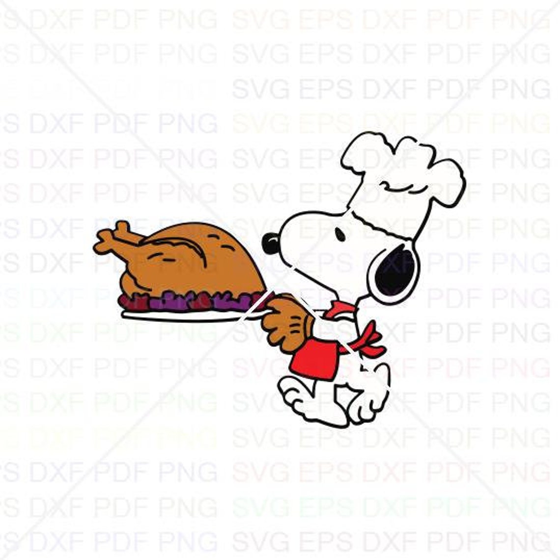 Snoopy Thanksgiving 01 Svg Dxf Eps Pdf Png Cricut | Etsy