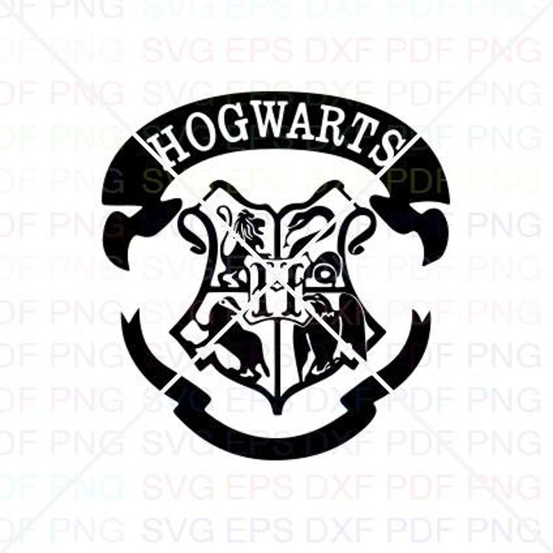 Hogwarts 2 Svg Dxf Eps Pdf Png Cricut Cutting File Vector | Etsy
