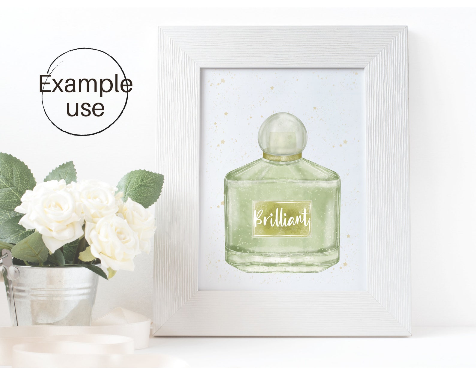 Perfume Bottles Clipart Set positive Adjectives on Perfume Clipart