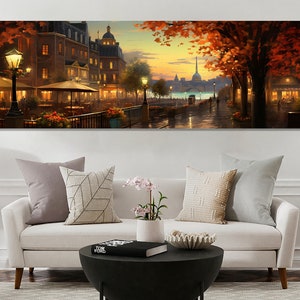 Vintage Saint Louis Downtown Canvas Print, Large Saint Louis Wall Art, Retro Saint Louis Painting, Stunning Saint Louis Canvas Art