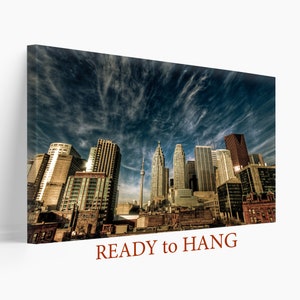 Toronto Canvas Print, Canada Canvas Art, Toronto Wall Art, Toronto Print, Toronto Skyline