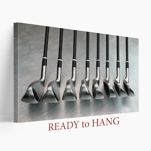 Golf Canvas Print, Golf Wall Decor, Golf Print, Golf Club Wall Decor, Hotel Decor, Golf Fan Gift