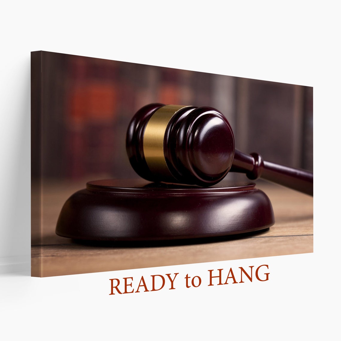 Law Canvas Print Lawyer Office Decor Justice Print Judge Etsy