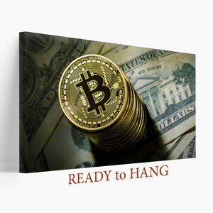 Bitcoin Wall Art , Bitcoin Wall Art, Cryptocurrency Print