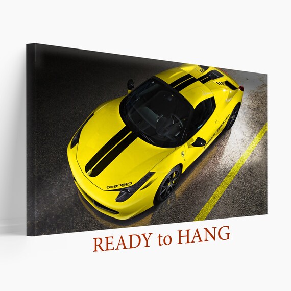 Ferrari 458 Italia Spider Capristo Canvas Print, Ferrari