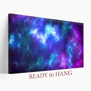Space Wall Art, Universe Canvas Print, Space Photo, Galaxy Canvas Art, Space Wall Art, Abstract Space