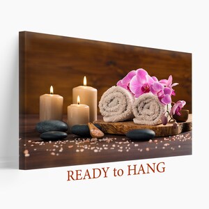 Buddhis Canvas Print, Garden Decor, Bamboo Print, Spa Canvas Art Zen Print Nature Wall Art Bedroom Wall Art, ZEN Mood Bokeh Garden Wall Art