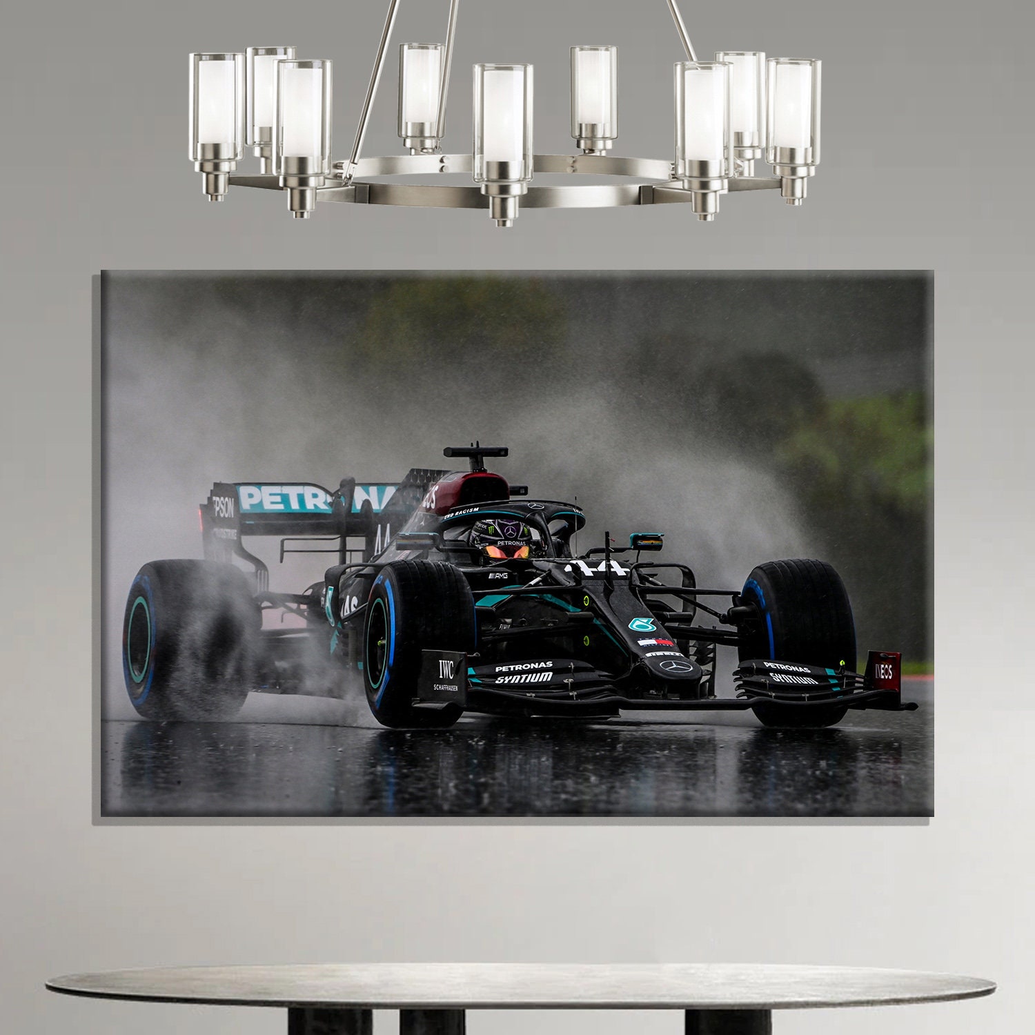 Poster Lewis Hamilton, Impression D'art F1, Mercedes, Style Vintage, Décoration Murale Fan