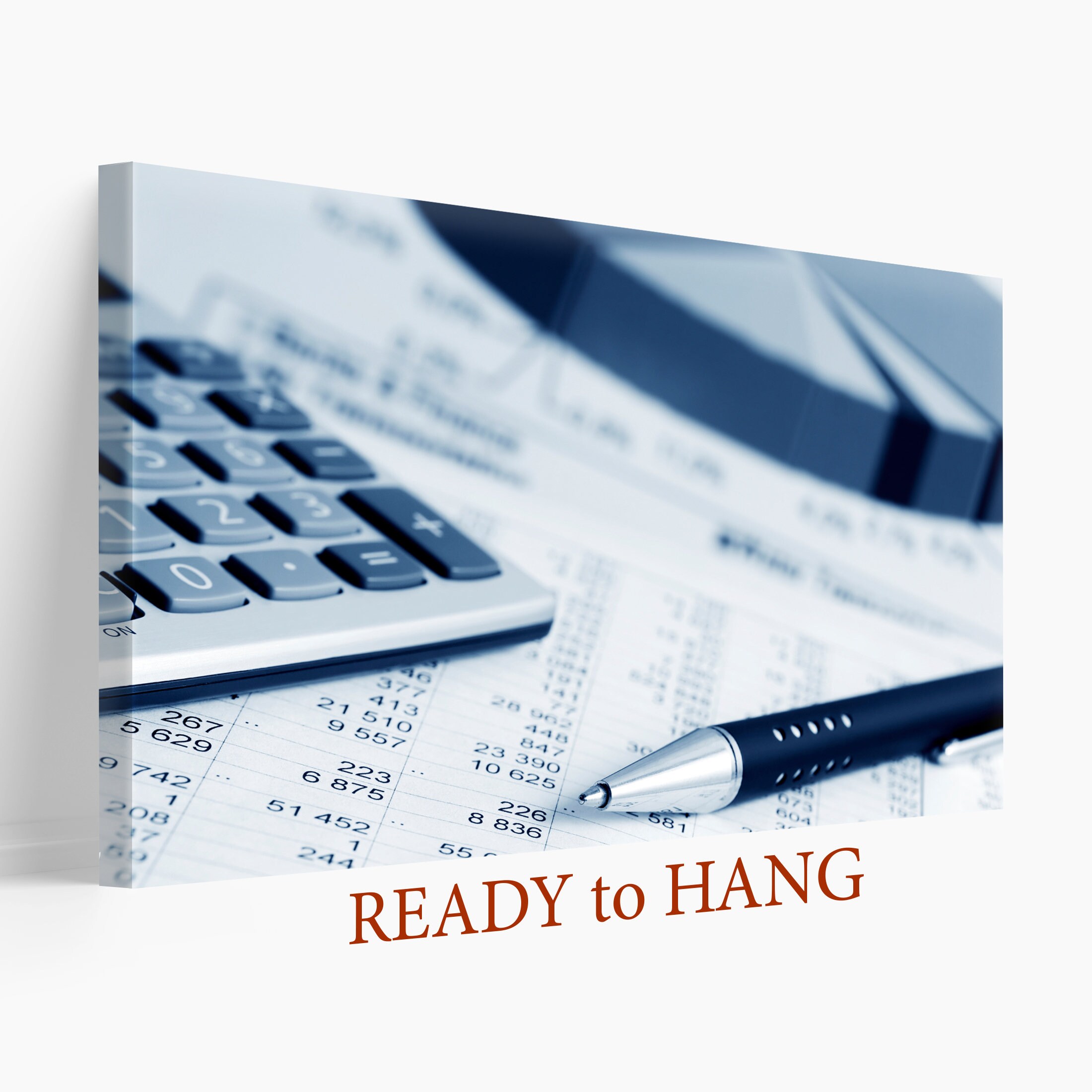 Accountant Office Decor, Accountant Gift, Accounting Canvas Print