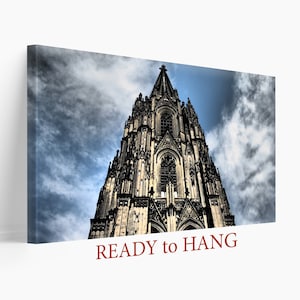 Deutscher Kölner Dom Leinwanddruck, Deutschland Wanddekor, Europäische Architektur Wandkunst