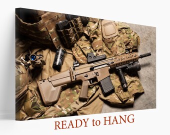 Assault Rifle Poster - Etsy UK