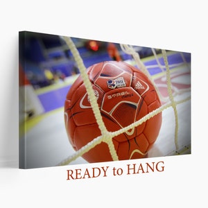 Handball Canvas Art, Handball Print, Handball Ball, Handball Wall Art, Handball Poster, Handball Fan Gift, Handball Canvas