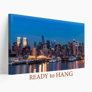 New York Skyline Canvas Print New York Wall Art New York Photo Brooklyn Bridge Canvas Print New York Decor New York Poster Gift Home Decor