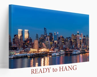 New York Skyline Canvas Print New York Wall Art New York Photo Brooklyn Bridge Canvas Print New York Decor New York Poster Gift Home Decor