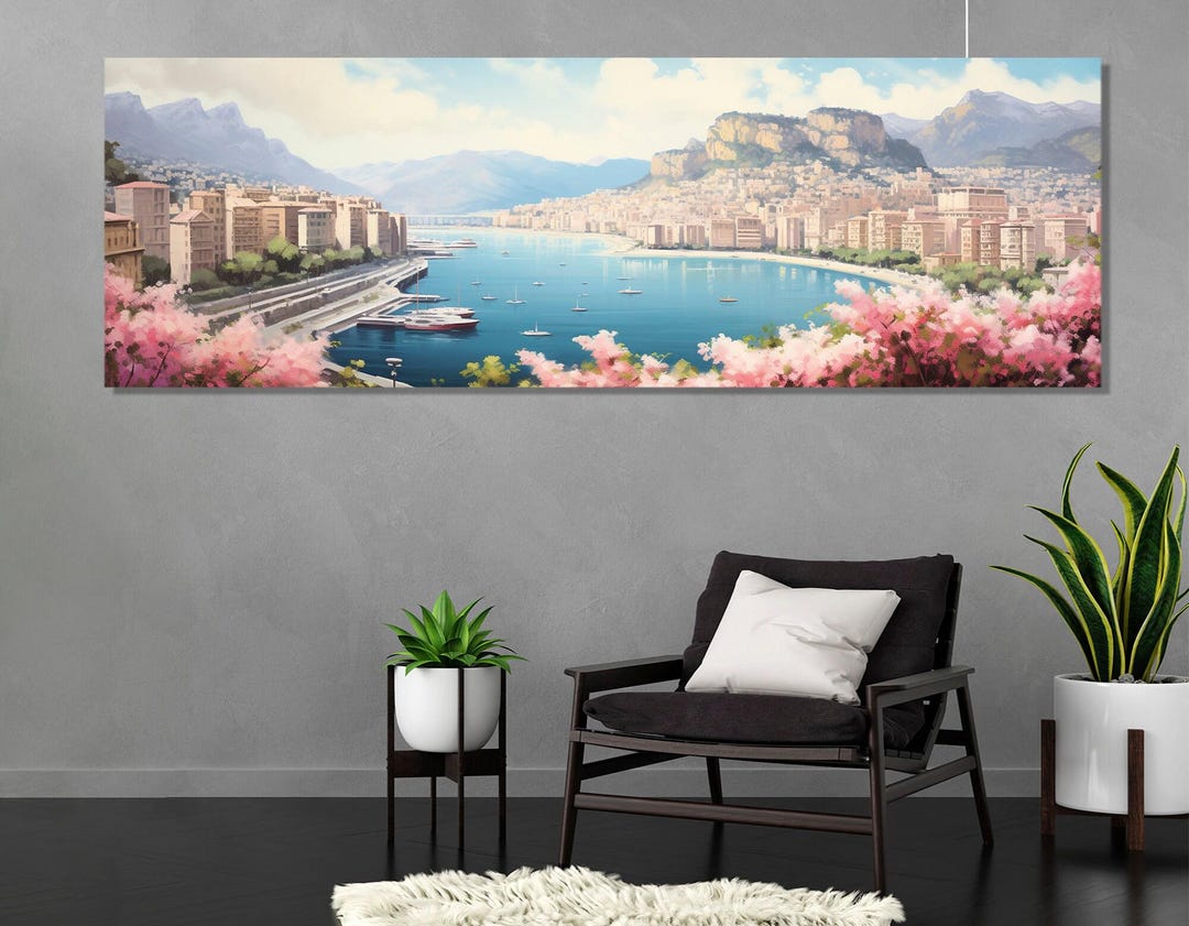 abstract-monaco-skyline-painting-monaco-wall-art-monaco-canvas-print