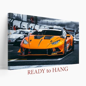 Lamborghini Canvas Print, Luxury Cars Print, Lamborghini Wall Art, Lamborghini Print