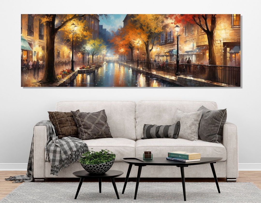 Large San Antonio Wall Art, Stunning San Antonio Painting, Vintage San