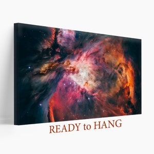 Orion Nebula, Universe Outer Space Canvas Art Galaxy Canvas Art, Space Wall Art, Abstract Space