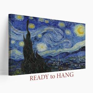 ヴィンセント・ヴァン・ゴッホの星月夜の壁アート、星月夜の壁アート、ヴィンセント・ヴァン・ゴッホの星月夜アートプリント
