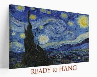 ヴィンセント・ヴァン・ゴッホの星月夜の壁アート、星月夜の壁アート、ヴィンセント・ヴァン・ゴッホの星月夜アートプリント