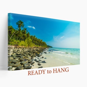 Tropical Wall Art, Thailand Beach Canvas Print, Tropical Wall Decor, Thailand Canvas Art