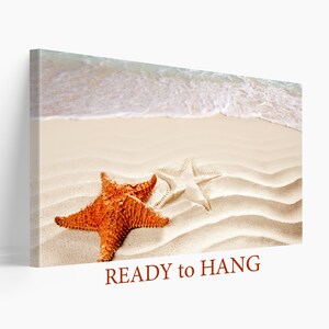 Starfish Wall Art, Ocean Starfish Canvas Print, Ocean Starfish Canvas Art