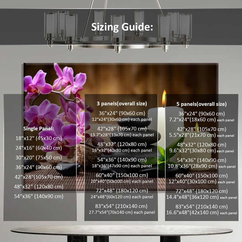 Garden Decor, Bamboo Print, Spa Canvas Art Zen Print Nature Wall Art Bedroom Wall Art, ZEN Mood Bokeh Garden Wall Art image 5