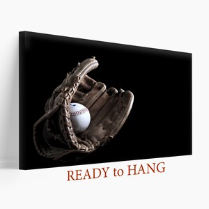 Baseball Canvas Print, Baseball Wall Art, Baseball Poster,  Baseball Fan Gift, Baseball Wall Decor, Baseball Photo