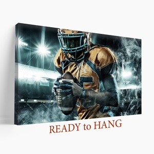 Fußballspieler Leinwanddruck, Fußball Leinwandkunst, Fußball Druck, Fußball Wandkunst, Fußballspieler Druck