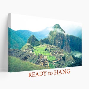 Machu Picchu Photo Wall Decor, Machu Picchu Wall Art Canvas  Print, Machu Picchu Canvas