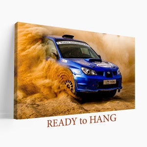 Rally Canvas Print, Racing Canvas Art, Rally Print, Car Racing Canvas, Rally Wall Art, Car Racing Print