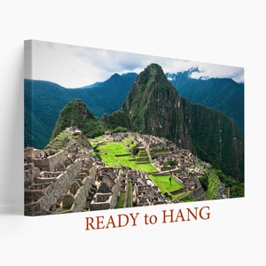 Machu Picchu Art, Machu Picchu Wall Art, Machu Picchu Canvas Machu Picchu Decor Machu Picchu Print Canvas Art, Machu Picchu Decor
