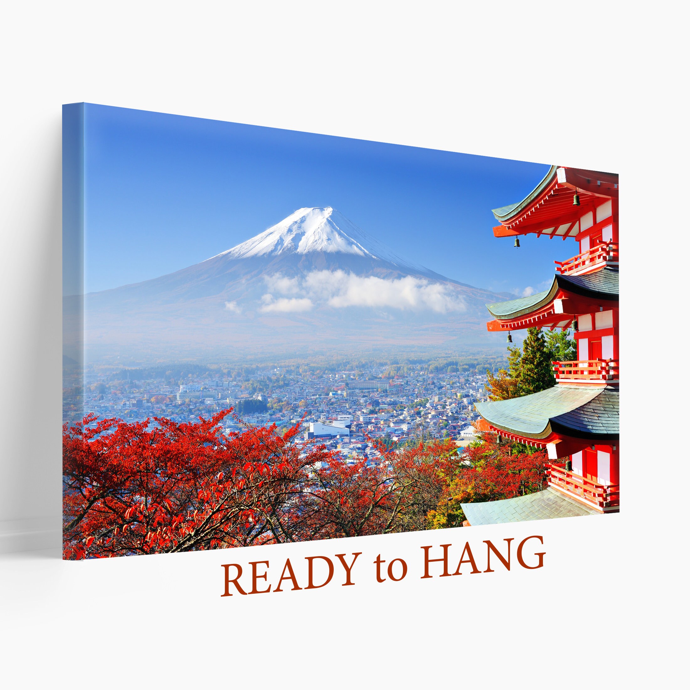 Mount Fuji in Japan Canvas Print, Japanese Wall Art, Fuji-san