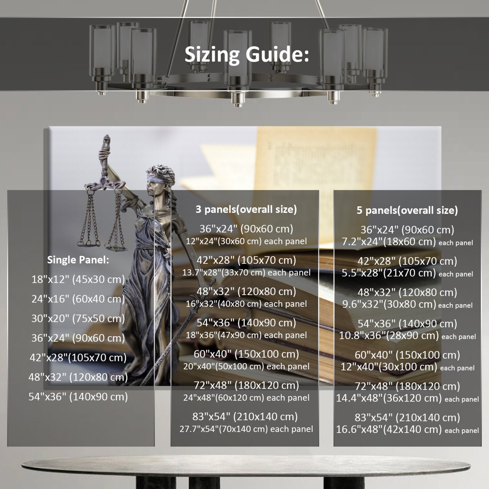 Lady Justice Canvas, Gift for Lawyer Office Decor, Judge Wall Art, Law ...