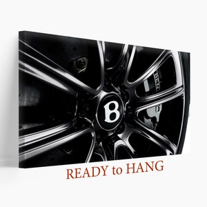Bentley Wall Art, Bentley Wheel Canvas Print, Bentley Canvas Art, Bentley Wall Art, Bentley Poster, Bentley Fan Gift, Bentley Print