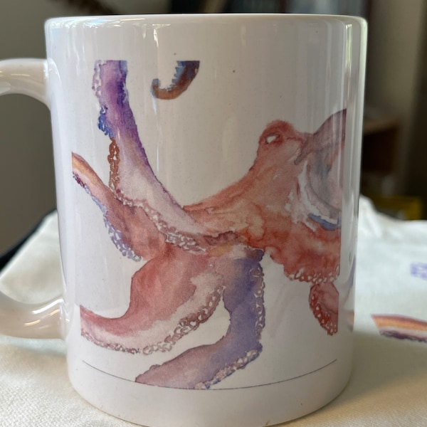 Octopus Mugs Etsy
