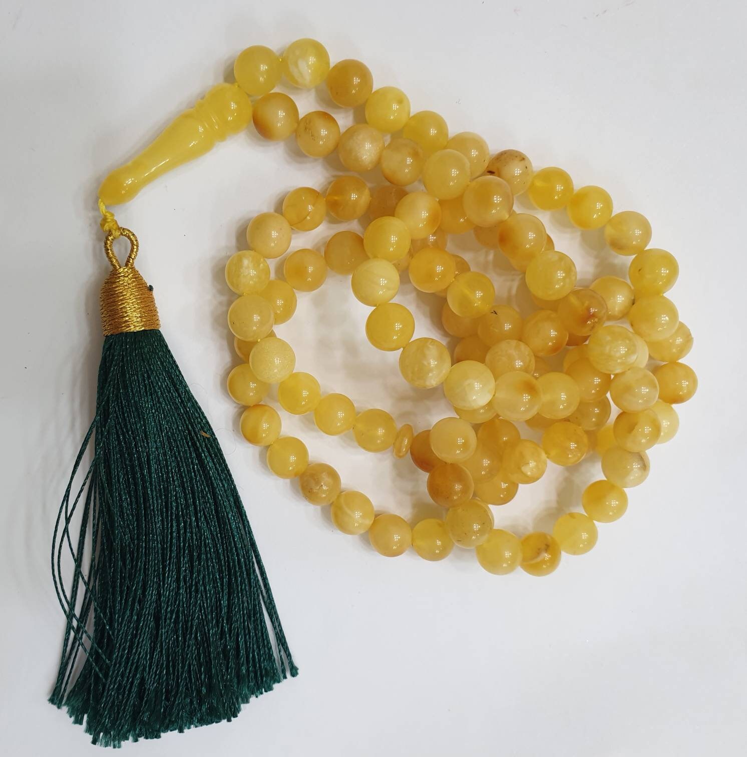 Beautiful Authentic Polish Amber prayer beads rosary Etsy