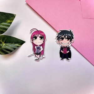 De Duivel is een Part-Timer Stickers // Sadao Maou (Satan Jacob) , Emi Yusa (Amelia de Held)