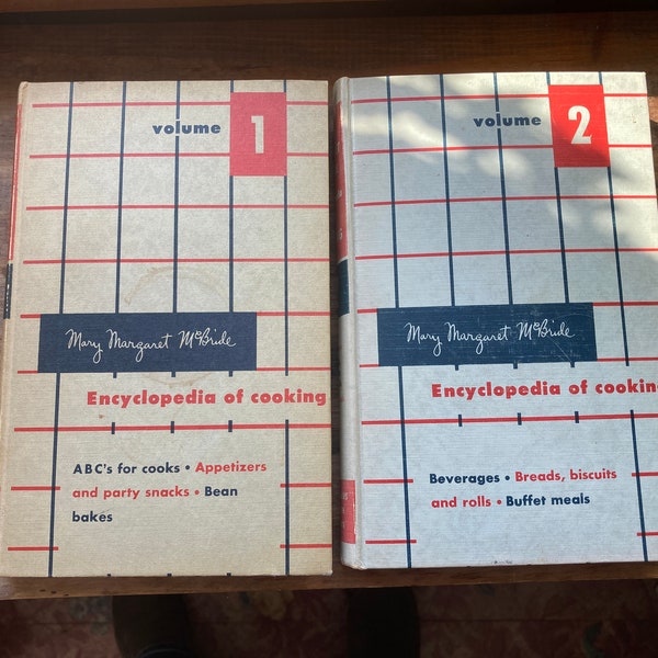 Encyclopedia of Cooking, Vol. 1 or Vol 2. By Mary Margaret McBride. 1958.