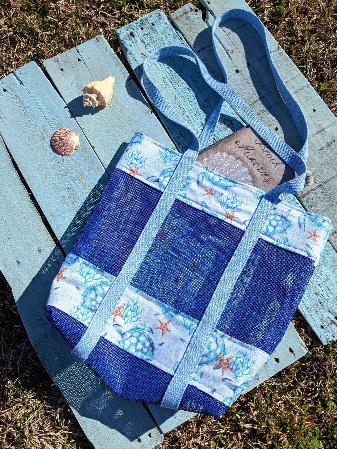 Mesh Beach Bags/ Mesh Tote Bags/ Beach Tote Etsy