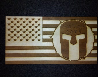 Molon Labe American Flag - American Made the day you order it! (Sweet Independence Day Gift!)