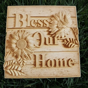 Bless Our Home - Laser Engraved Wall Art / Wall Decor