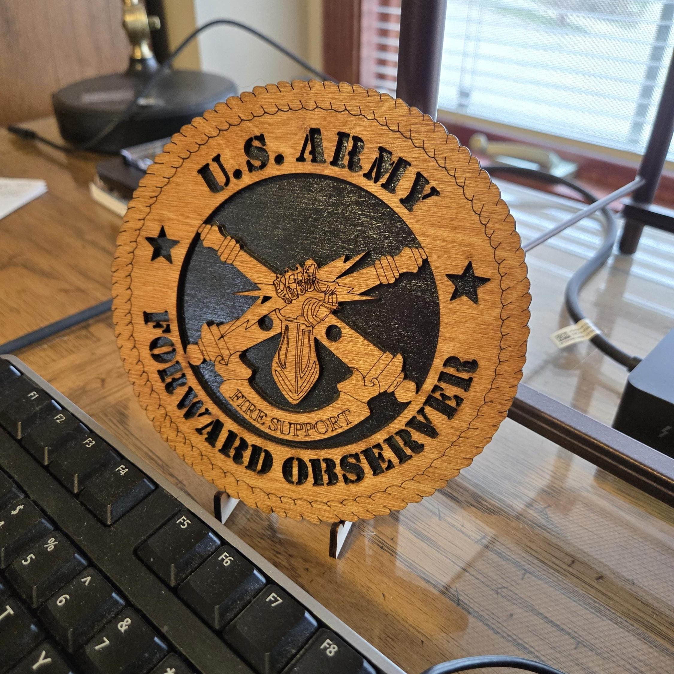 U.S. Army Forward Observer Wall Art / Desktop Tribute - Etsy