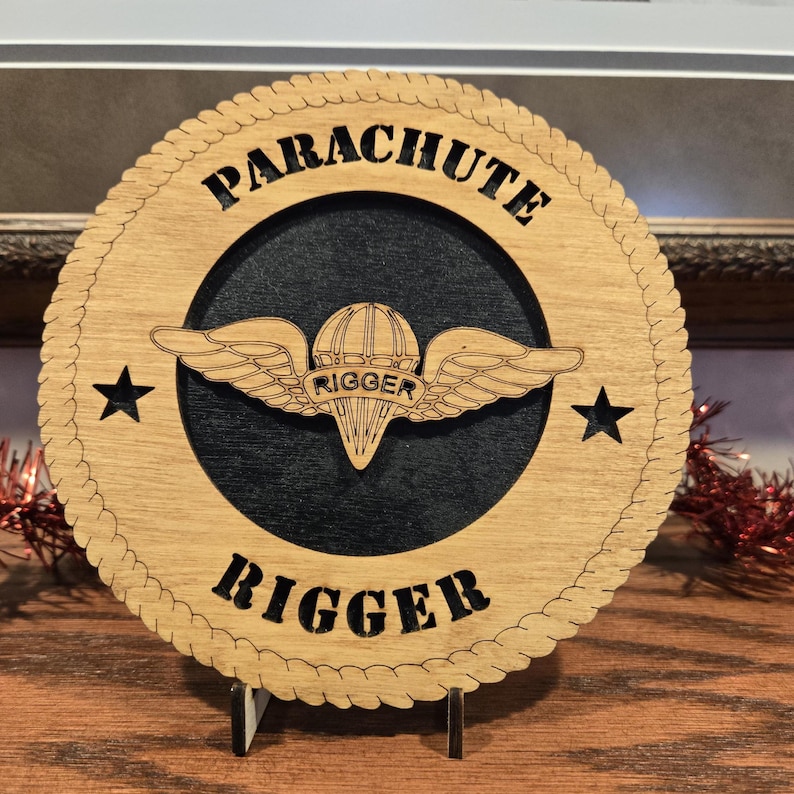 Army Rigger Design U.S. Army Parachute Rigger Wall Art / Desktop Tribute - Etsy