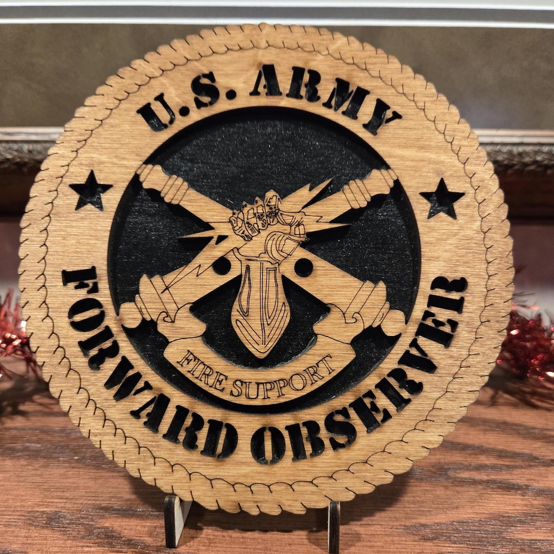 U.S. Army Forward Observer Wall Art / Desktop Tribute - Etsy
