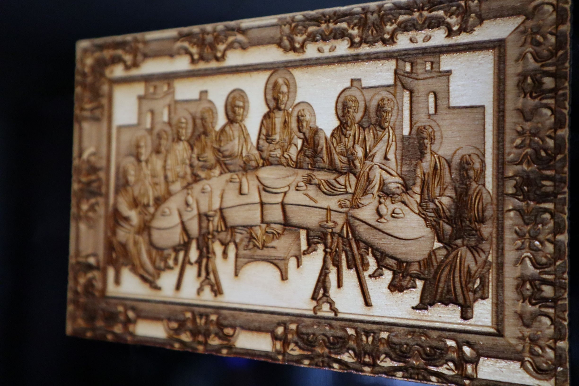 The Last Supper Laser Engraved Refrigerator Free Etsy UK