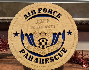 U.S. Air Force Pararescue (PJ) Wall Art Tribute