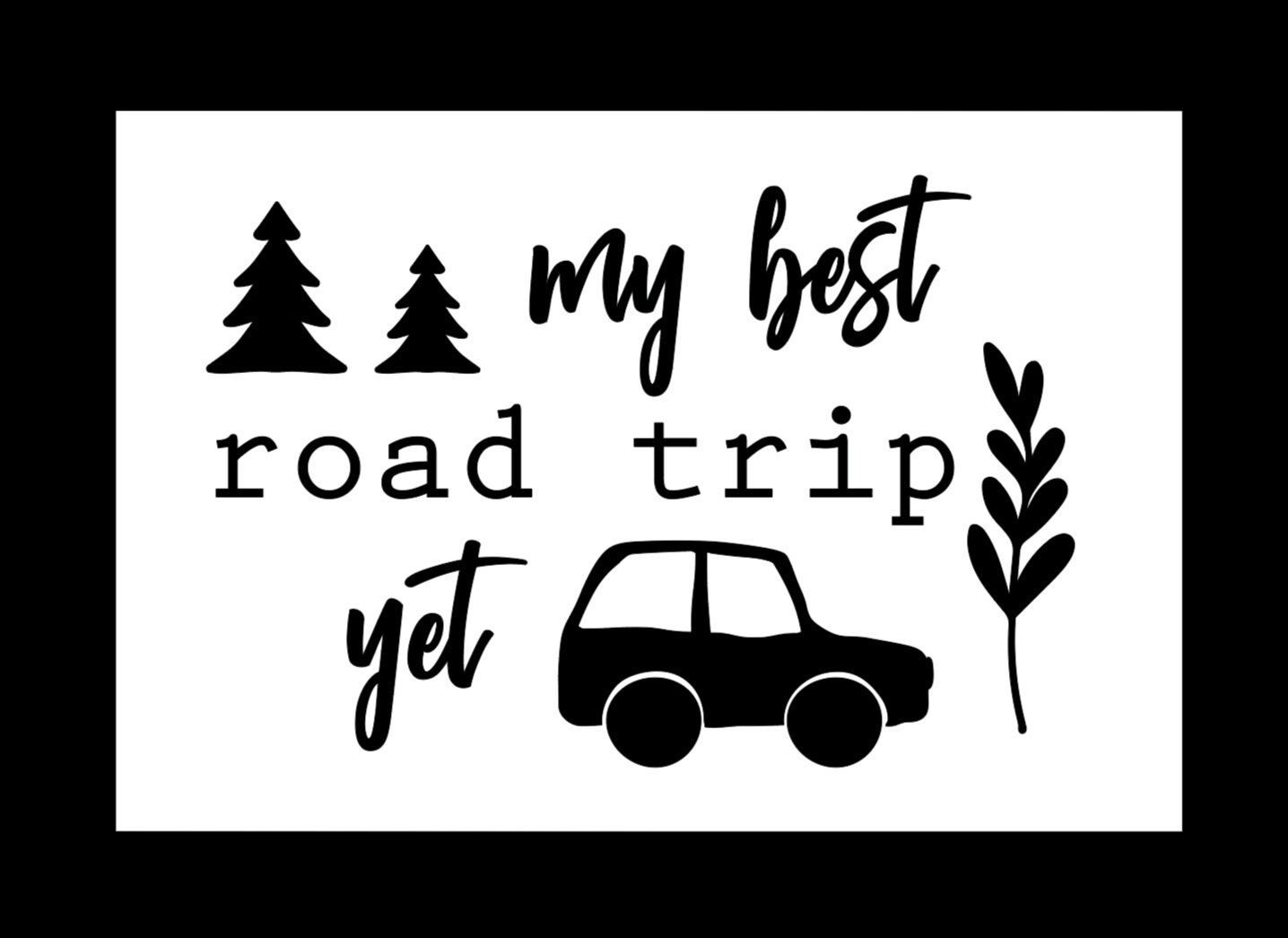 Road Trip Decal Road Trip Sticker Vinyl Decal Car Decal Etsy