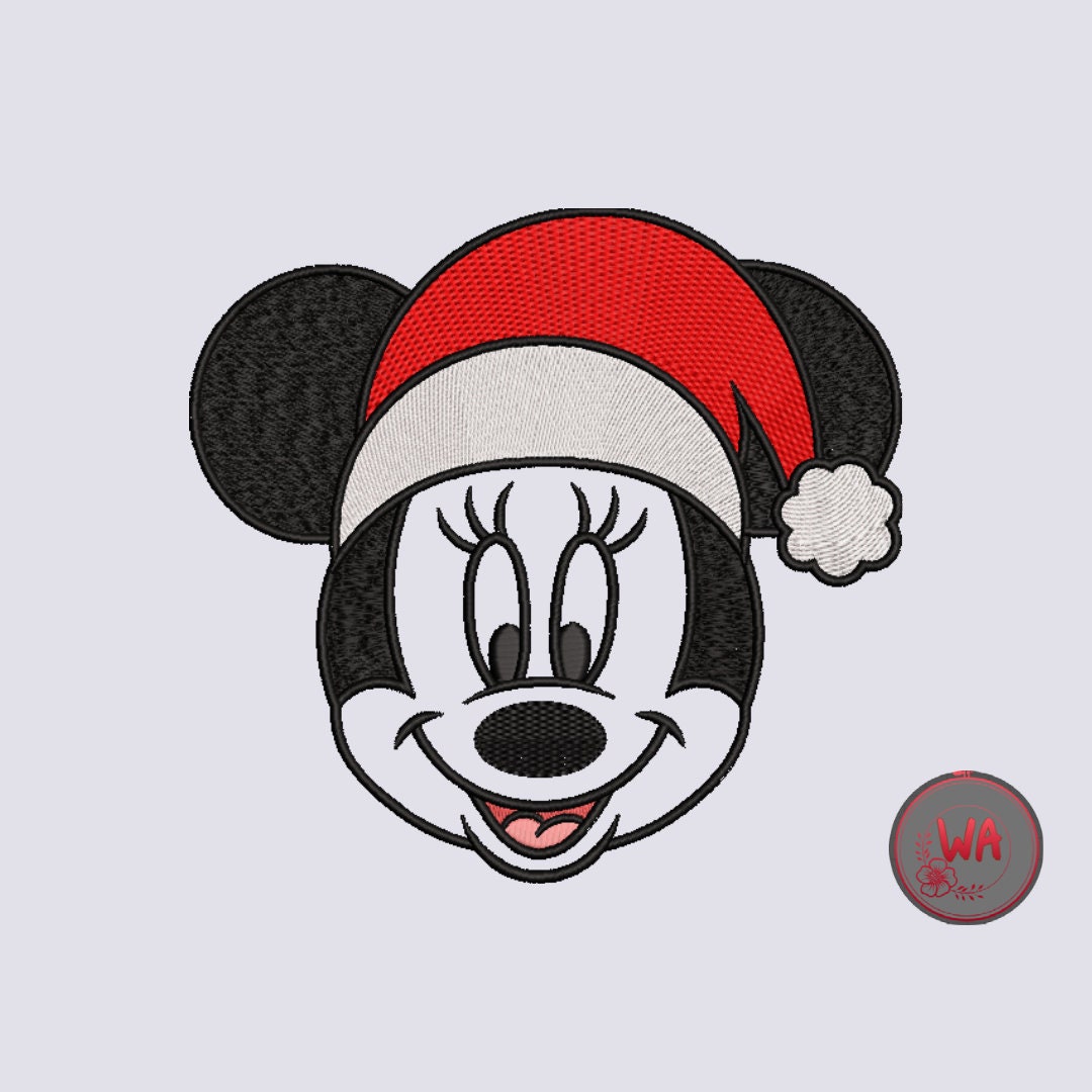 Mickey Mouse mit Weihnachtsmannmütze, Schaufensteraufkleber und  Fensterfolien online bestellen