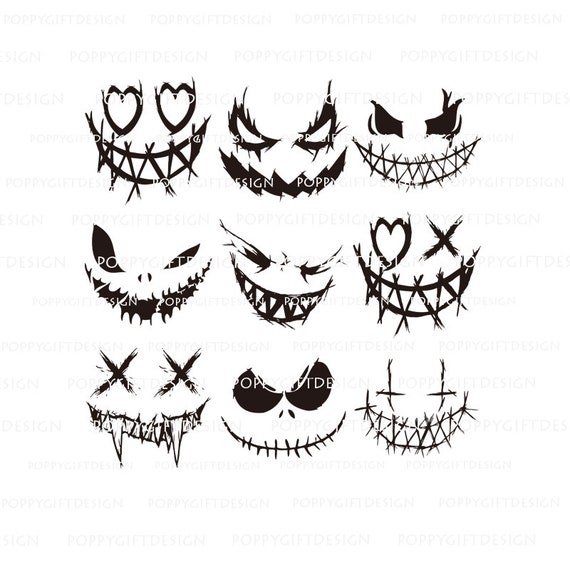 Free Scary Face Vector - Download in Illustrator, EPS, SVG, JPG, PNG